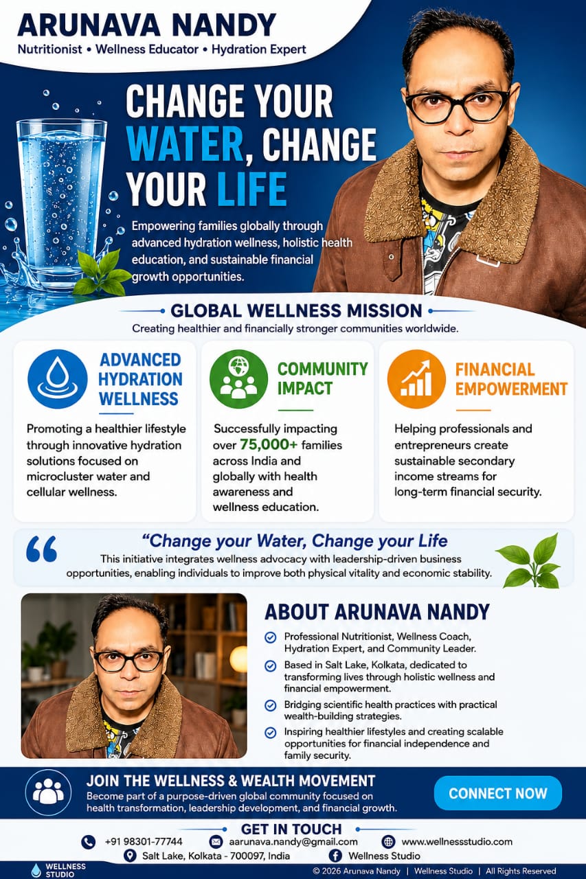 Arunava Nandy wellness mission feature artwork